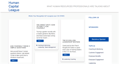 Desktop Screenshot of humancapitalleague.com